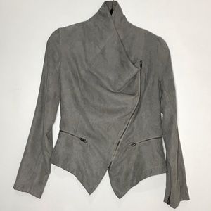 Rampage Gray Jacket Size S zip up